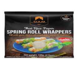 SPRING ROLL WRAPPERS 100GM