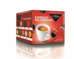 Cellini Espresso Decaffeinato 10 Capsules – compatible with Nescafè® Dolce Gusto® machines (Italy)