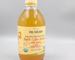 De Nigris Organic Apple Cider Vinegar With Honey And Ginger 500ml