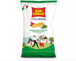 San Carlo Mint And Chili Pepper Potato Chips 50g