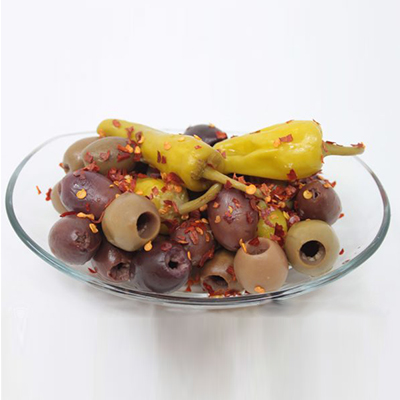 Mix Olives with Chilli Pickles approx 500gm