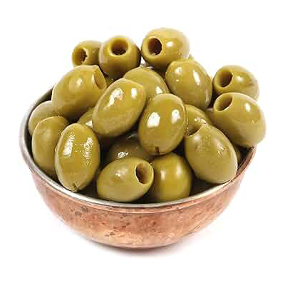 Pitted Green Olives Jordan approx 500gm