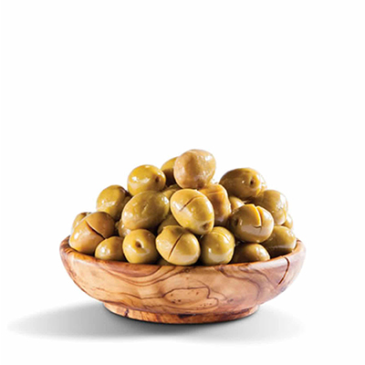 Schiacciatelle Green Olives Cracked approx 500gm