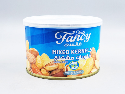 Nuts Fancy Mixed Kernels w/out Salt can 200gm